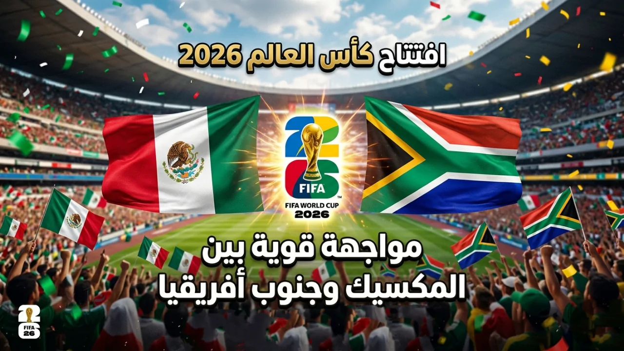 المكسيك وجنوب أفريقيا… افتتاحية تاريخية لكأس العالم 2026