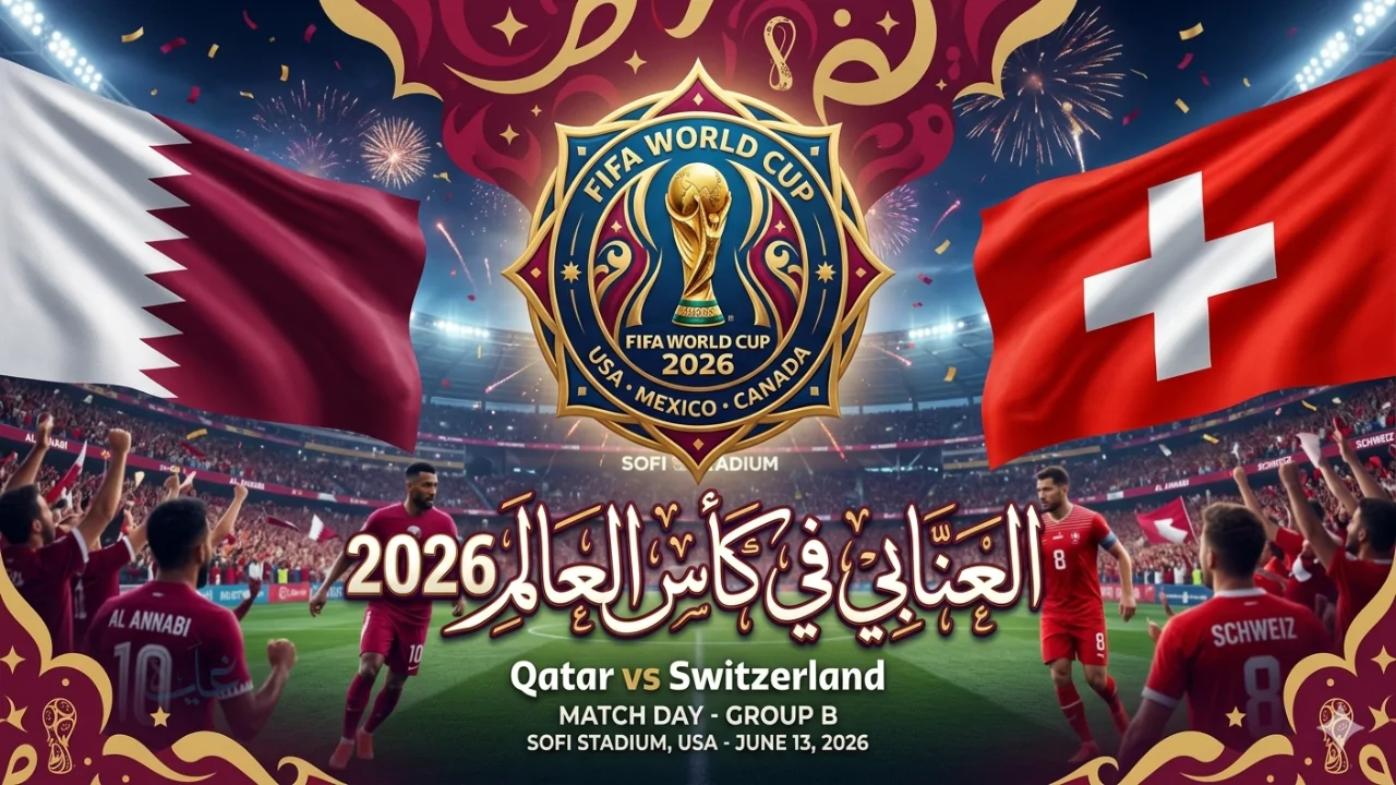 كأس العالم 2026… منتخب قطر يفتتح مشوار العرب بالمونديال أمام منتخب سويسرا